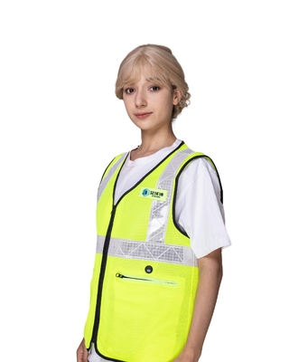Outdoor Duty Water Circulation Cooling Vest with Reflective TPU Wear-resistant Mesh Fabric