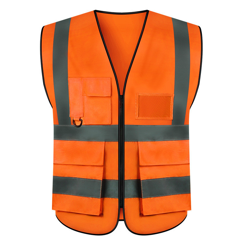 Customized Men's Reflective Jacket Soft shell Work wear Coat for Outdoor Safety Apparel