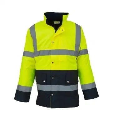 Protective Workwear 2024 Hi Vis 300d Oxford Reflective Safety-Protective-Clothing Jacket for Workers