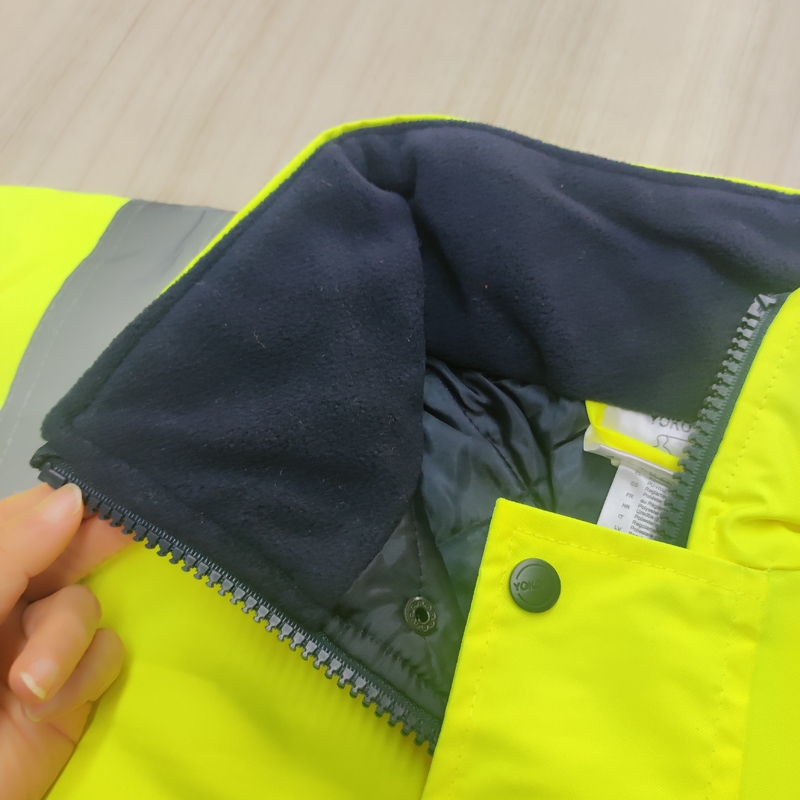 Protective Workwear 2024 Hi Vis 300d Oxford Reflective Safety-Protective-Clothing Jacket for Workers
