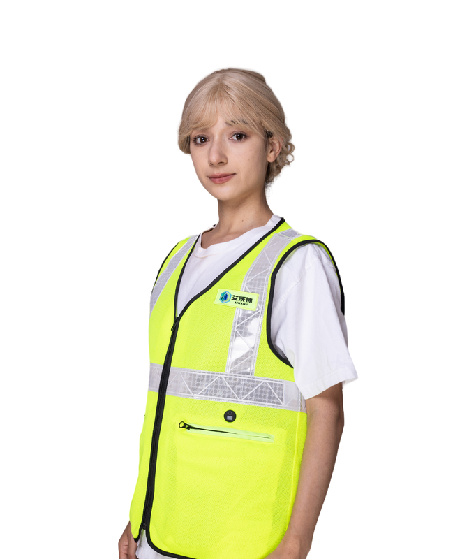 Unisex Outdoor Cooling Vest for Airport Ground Service 100% Polyester Shell Material