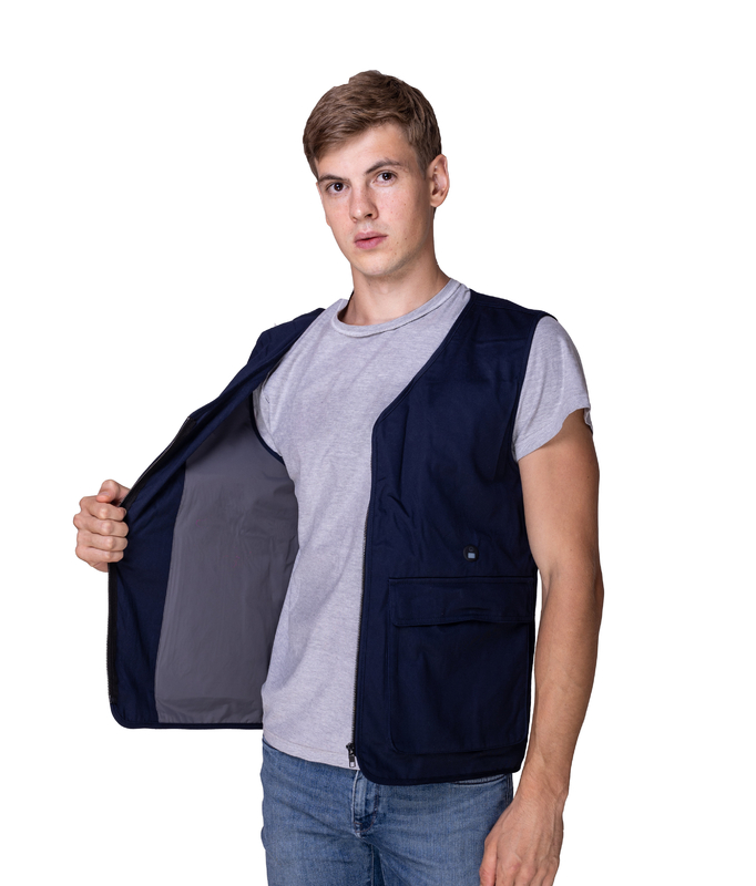 Nonwoven Weaving Method DOT Pattern Type Cooling Vest for Molding Boiler Room Design