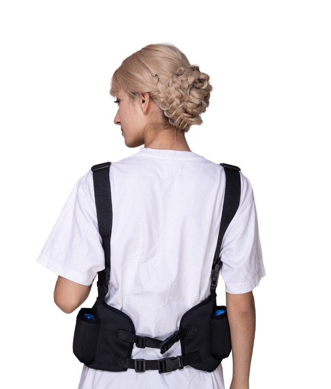 DOT Pattern Cloth Cooling Vest with Multifunctional Four Pockets and Cooling