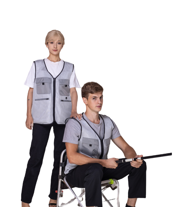 Regular Clothing Length Cooling Vest for Summer Outdoor Fishing OEM Accepted