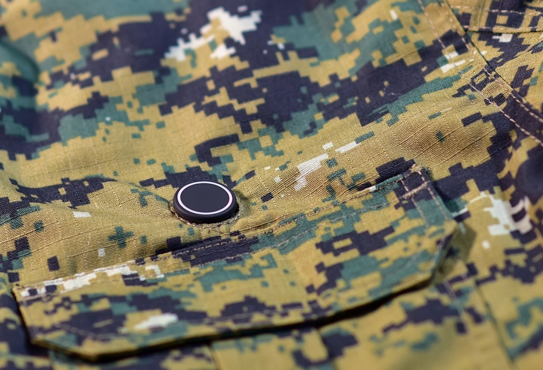 Winter Heating Cotton Clothing with Fashionable Camouflage Design and Zipper Closure