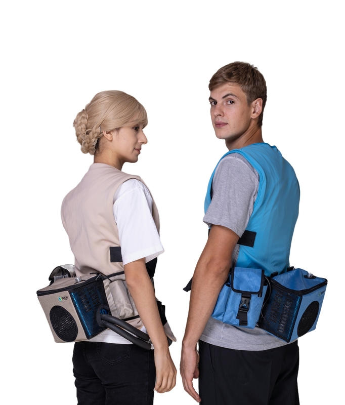 Stay Cool in Summer with Breathable Water Cooled Vest and Micro Compressor Technology