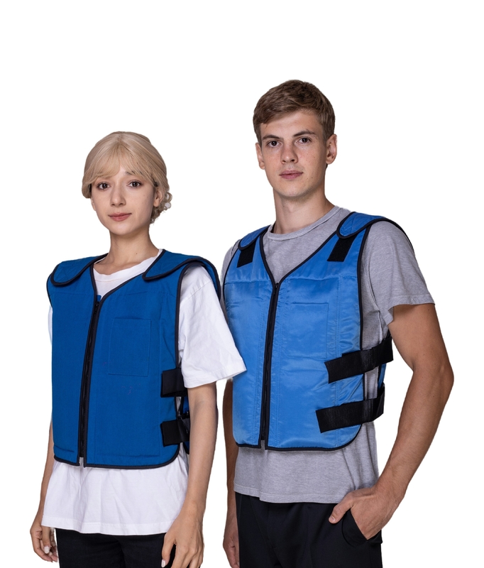 2023 Outdoor Work Cooling Vest with Phase Change Material and Nonwoven Weaving Method
