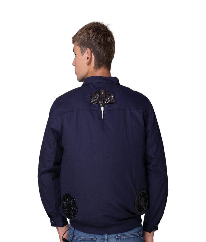 Semiconductor Refrigeration Worsted Fabric Outdoor Work Air-Cooled Cooling Vest Jacket