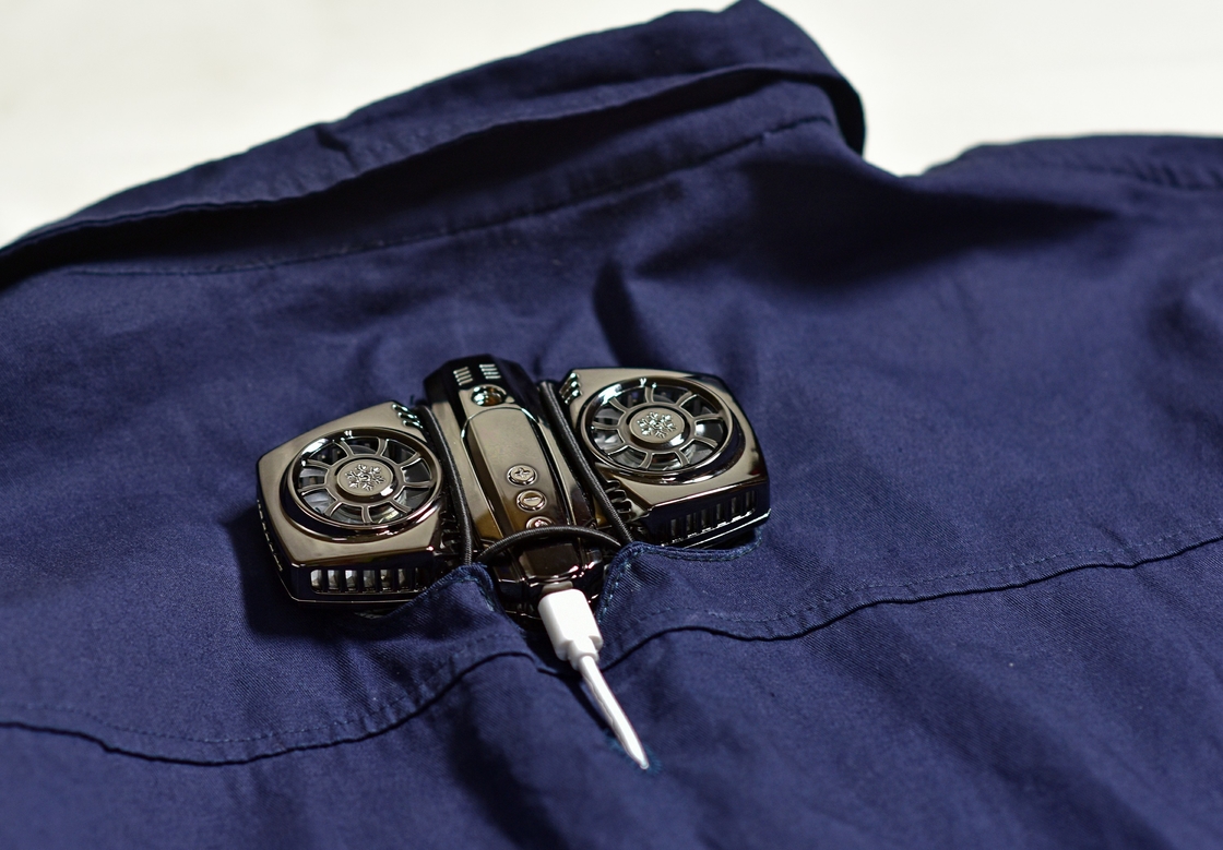 Produces Custom Outdoor Work Cooling Vest Jacket with Semiconductor Device Cooling Fan