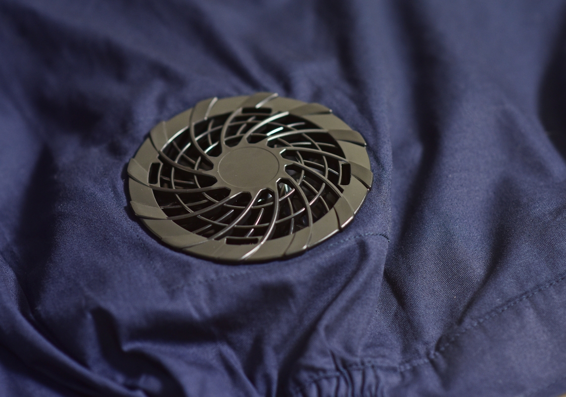 Semiconductor Fan Cooling Vest Jacket for Outdoor Work Regular Length and Low Noise