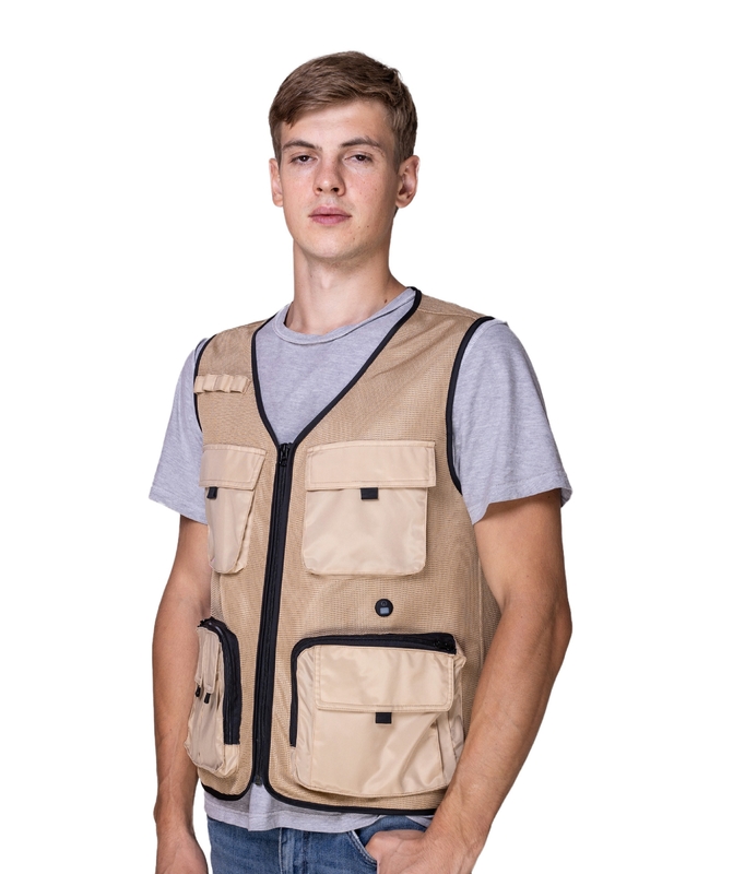 Regular Length Men's Outdoor Photography Water Circulation Cooling Vest Safety Vest