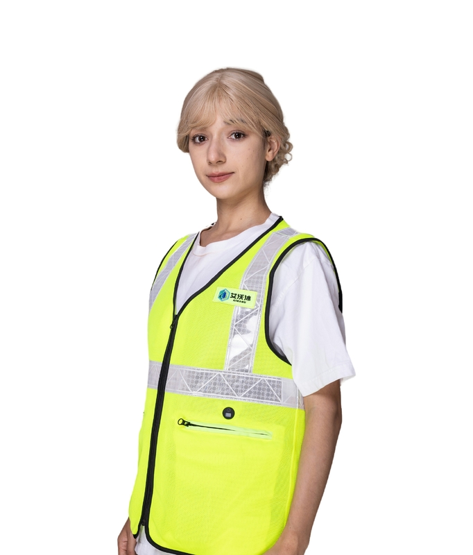 Outdoor Duty Water Circulation Cooling Vest with Reflective TPU Wear-resistant Mesh Fabric