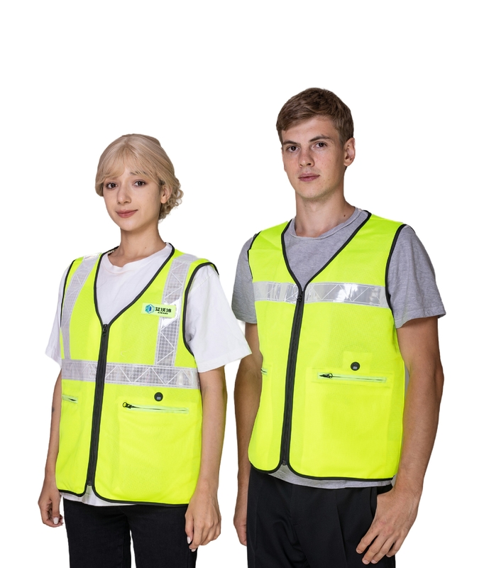 Outdoor Duty Water Circulation Cooling Vest with Reflective TPU Wear-resistant Mesh Fabric