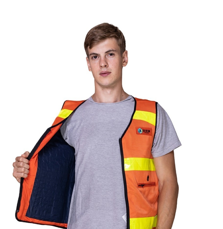Outdoor Geological Exploration Water Circulation Cooling Vest with Reflective Safety