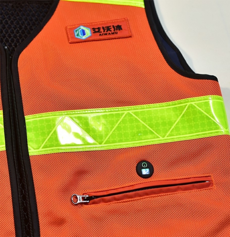 Outdoor Geological Exploration Water Circulation Cooling Vest with Reflective Safety