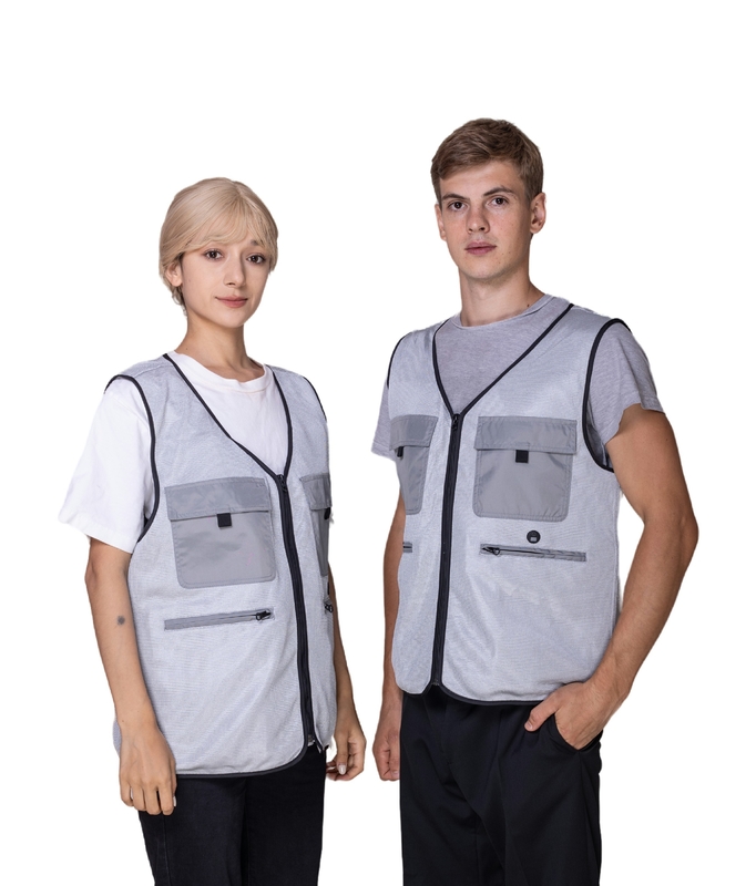 Waterproof TPU Wear-resistant Mesh Fabric Outdoor Fishing Cooling Vest for Recreational