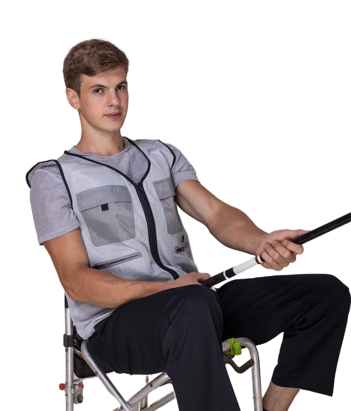Waterproof TPU Wear-resistant Mesh Fabric Outdoor Fishing Cooling Vest for Recreational