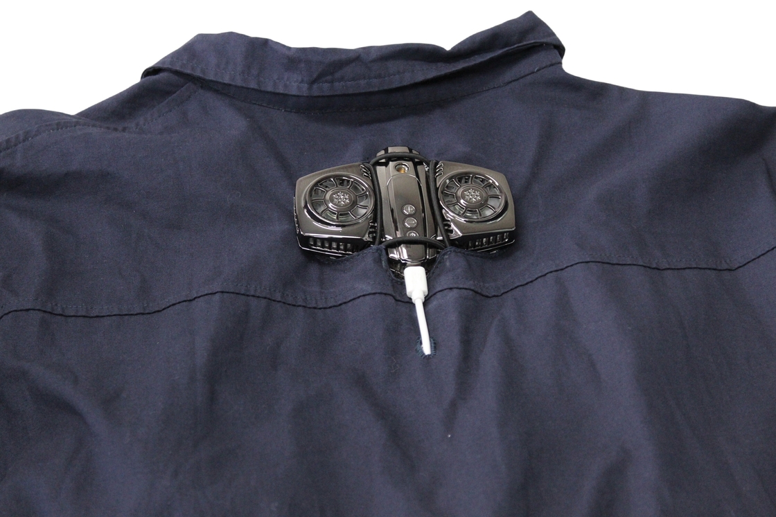 Cooling and Needle Detection Efficiency Fan Air Conditioning Suit with Semiconductor