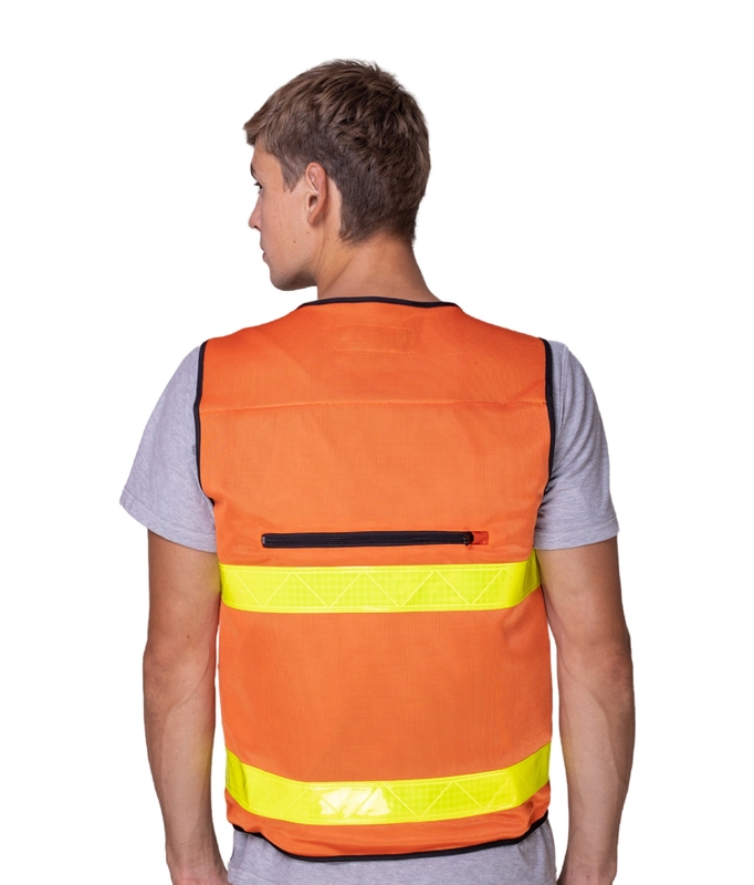 Stay Cool and Visible with Our Safety Vest Featuring TPU Wear-resistant Mesh Fabric